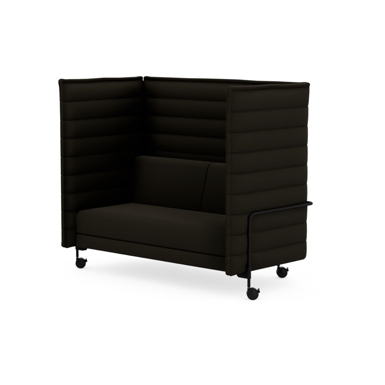 Alcove Sofa 2-Seater, Laser, Petrol/Moorbraun