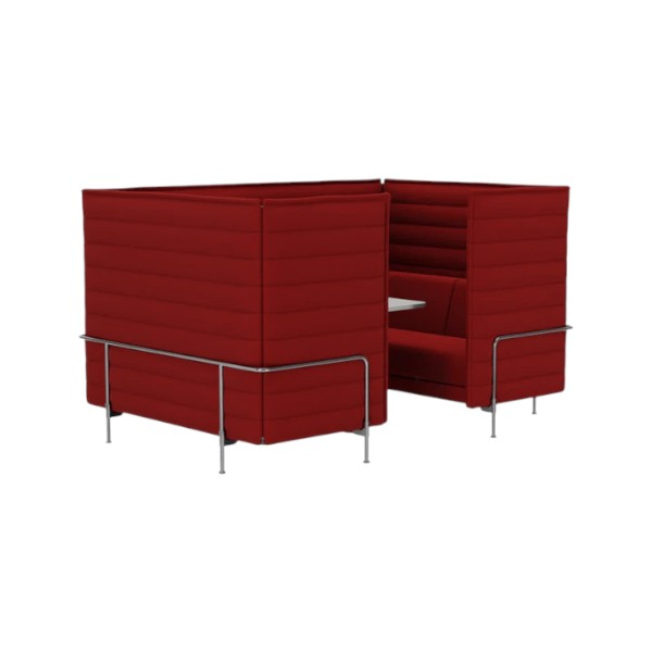 Alcove Cabin 2-Seater, Laser, Dark Red
