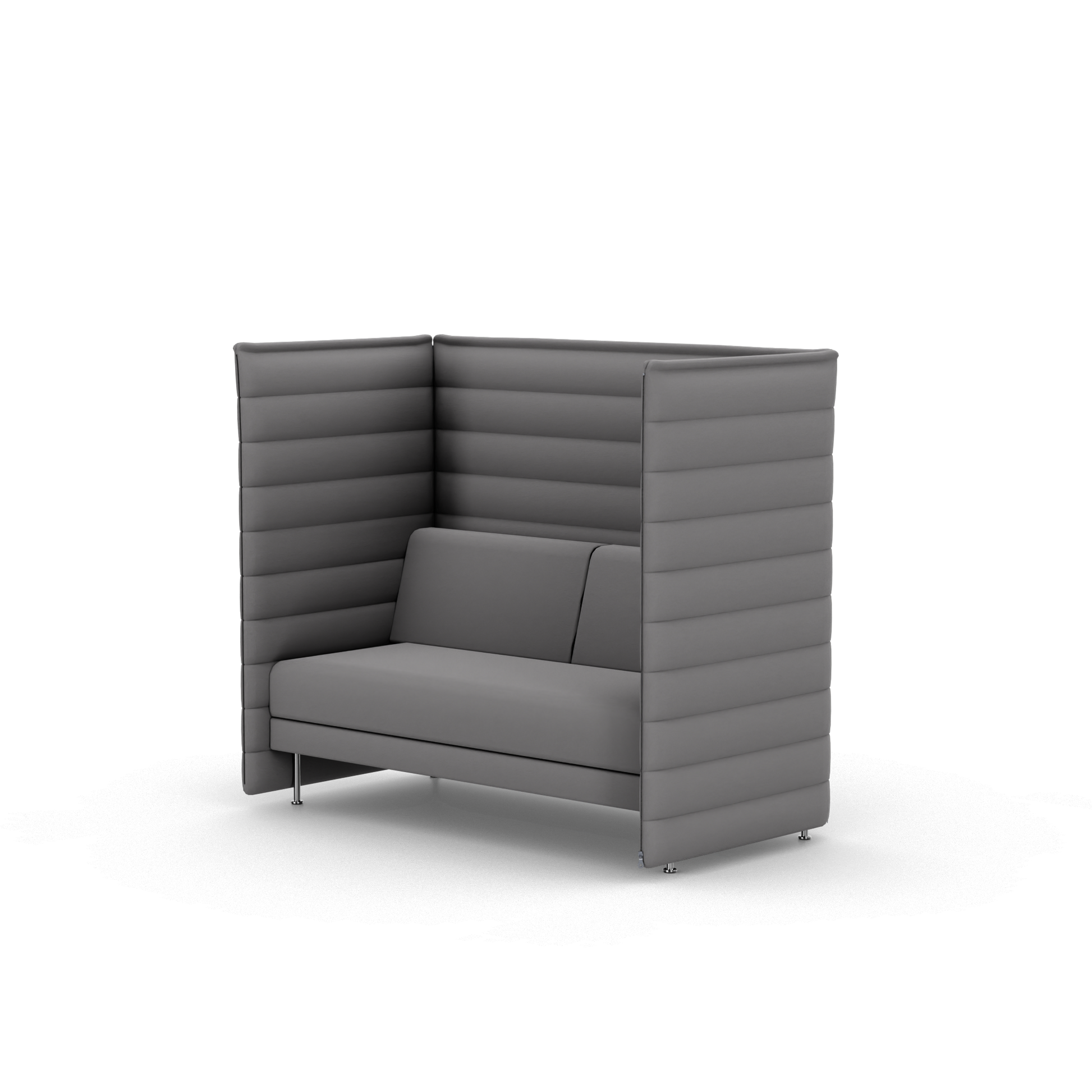 Alcove Plus Sofa 2-Seater, Laser, Dunkelgrau