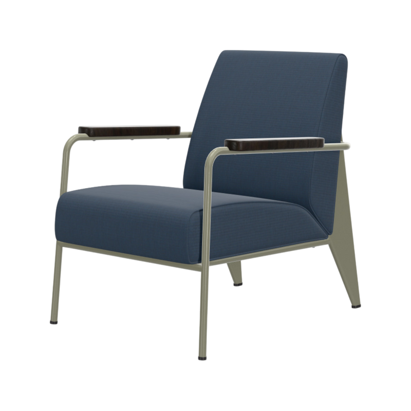 Fauteuil de Salon, Tress royal blue melange