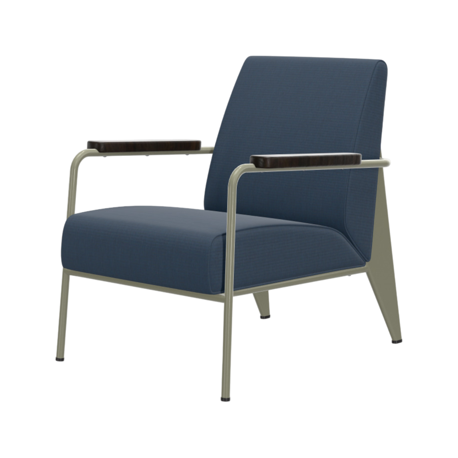 Fauteuil de Salon, Tress königsblau melange