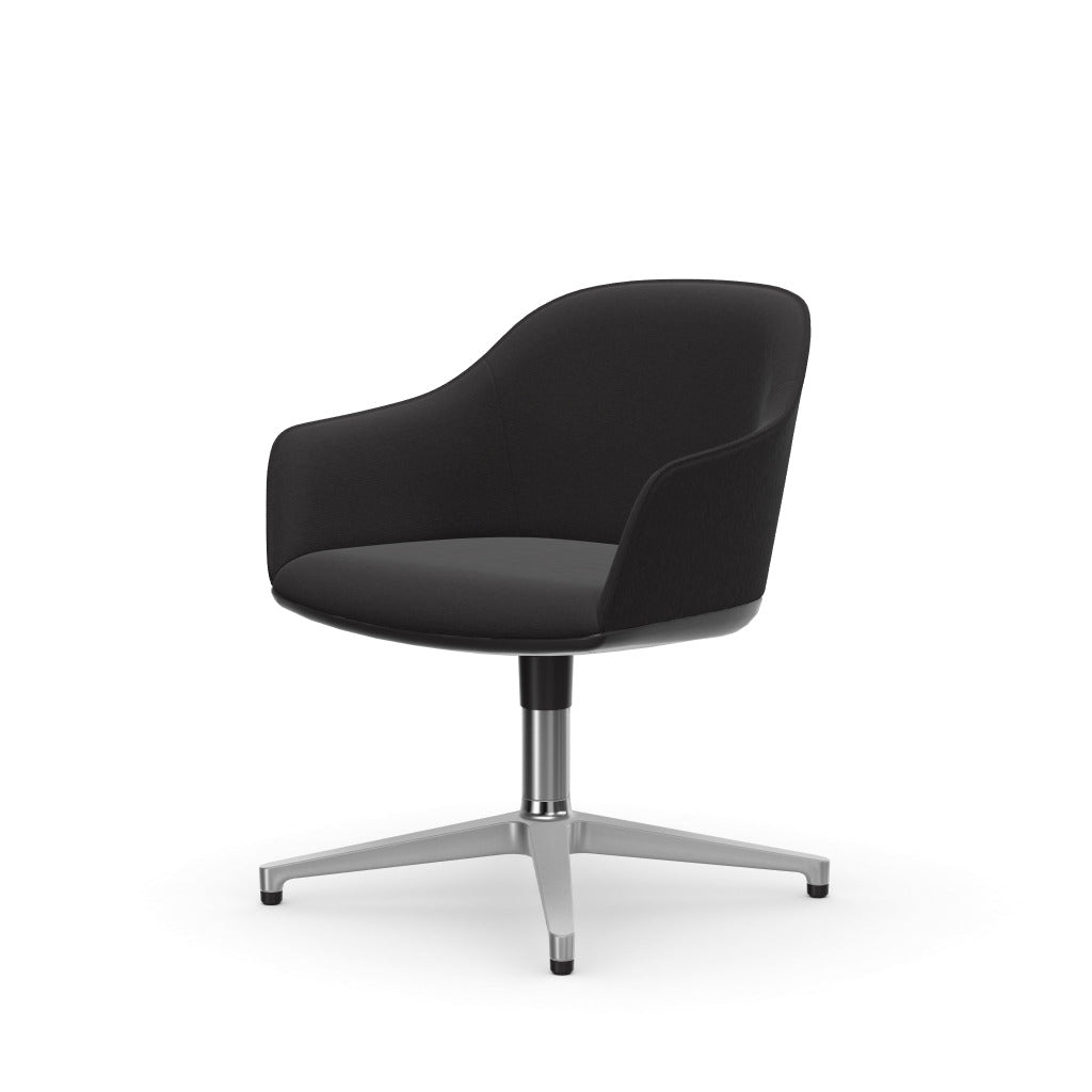 Softshell Chair – 4-star base aluminium, polished