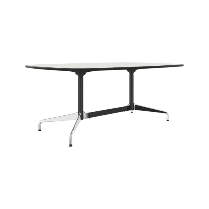 Eames Segmented Table Chrome, lengths 180-280 cm, width 130 cm