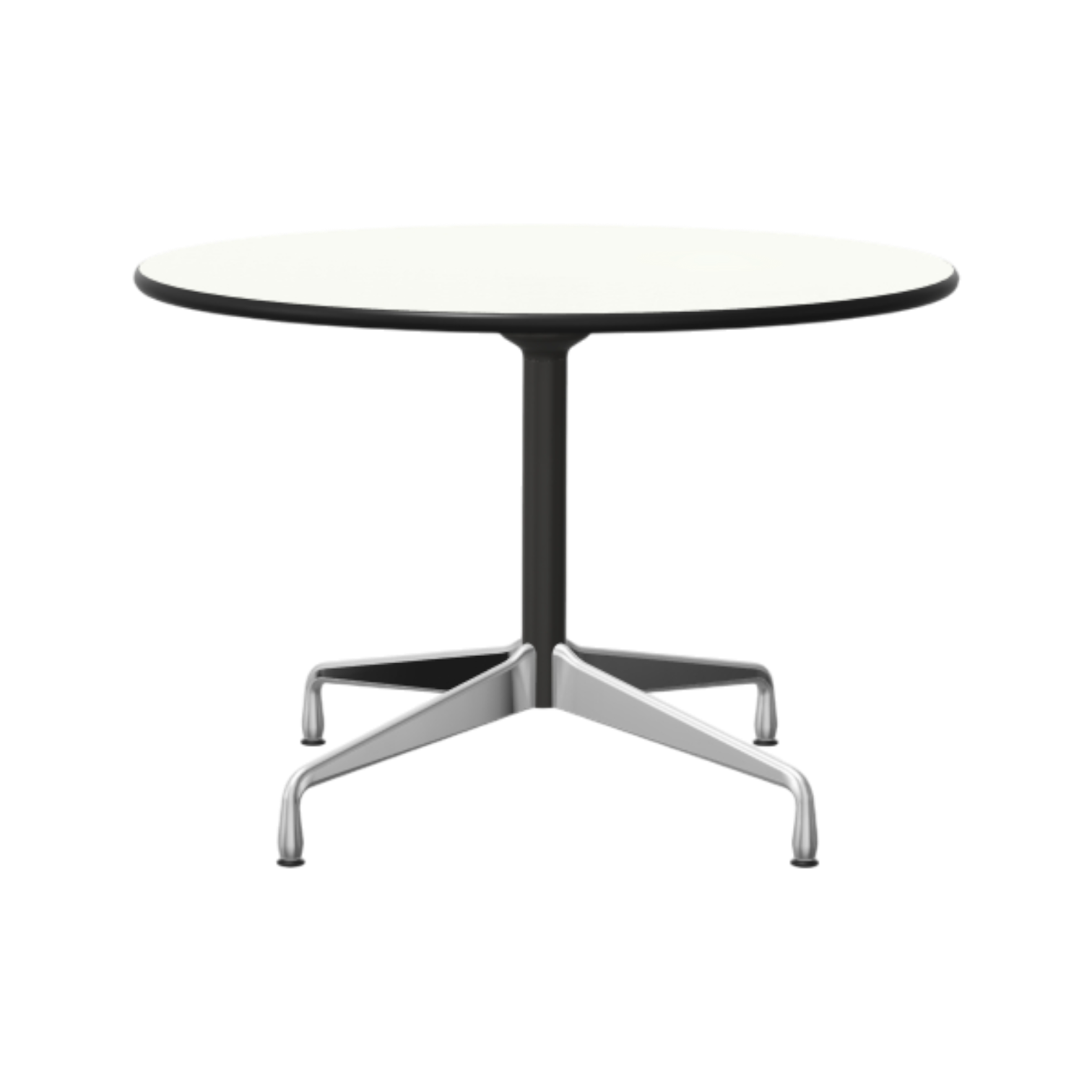 Eames Segmented Table ø110cm, white laminate